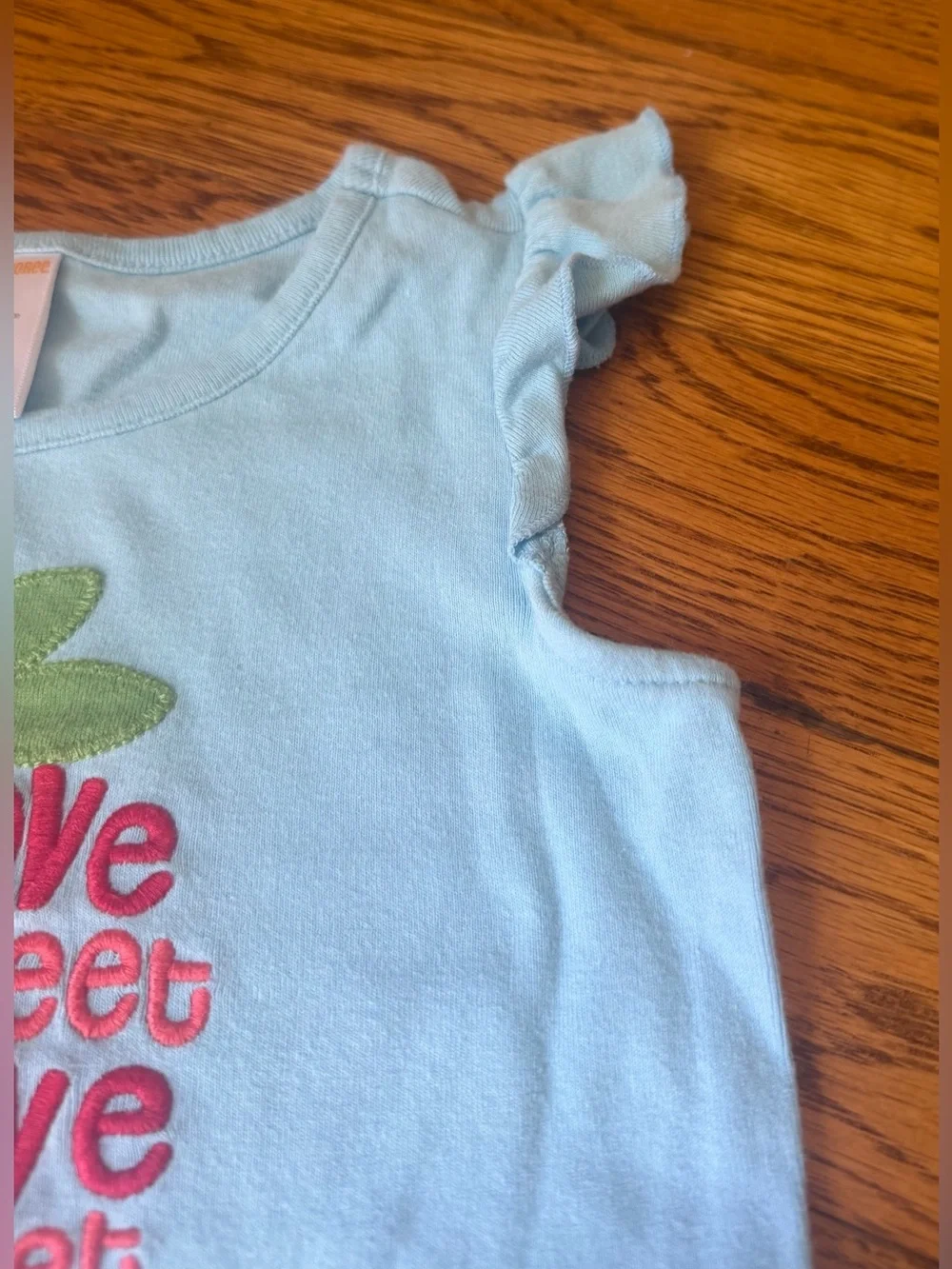 Gymboree Strawberry Skirt Sz 5 & Love Sweet Top Sz 6 Girls Set